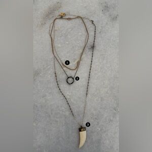 Various fashion necklaces